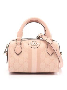 Gucci Handbag Ophidia Sherry Line GG Supreme Pink Canvas